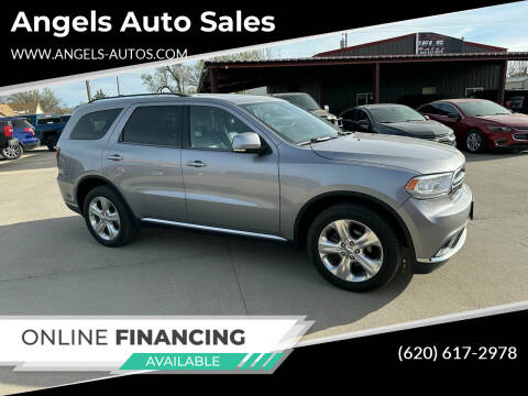 2015 Dodge Durango for sale at Angels Auto Sales in Great Bend KS