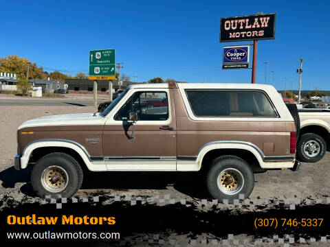 1986 Ford Bronco for sale at Outlaw Motors in Newcastle WY