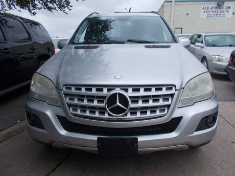 2009 Mercedes-Benz M-Class for sale at ACH AutoHaus in Dallas TX
