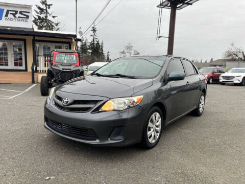 2012 Toyota Corolla for sale at RS Motors in Lynnwood WA