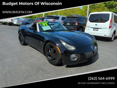 2007 Pontiac Solstice for sale at Budget Motors of Wisconsin in Racine WI