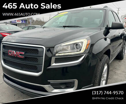 2016 GMC Acadia for sale at 465 Auto Sales in Indianapolis IN