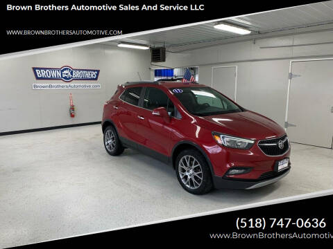 2017 Buick Encore for sale at Brown Brothers Automotive Sales And Service LLC in Hudson Falls NY