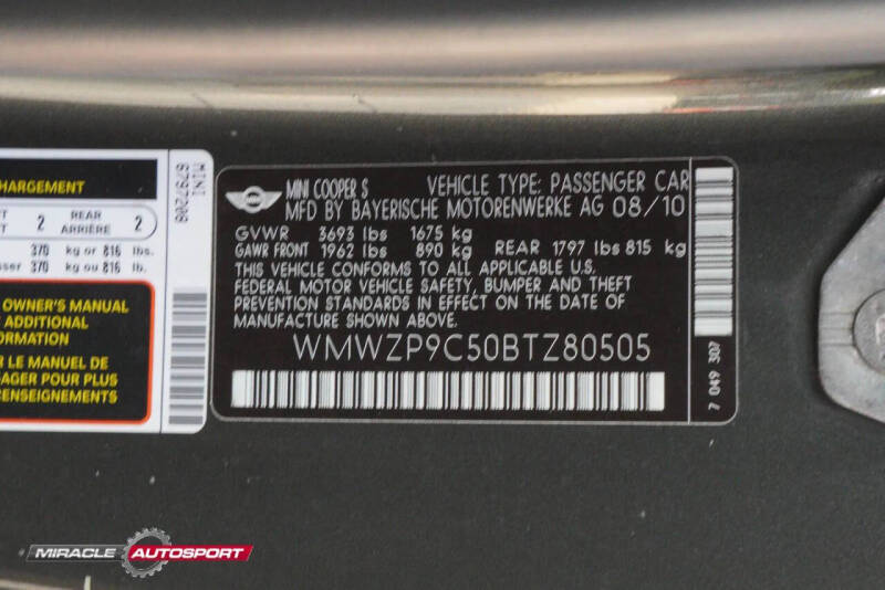 2011 MINI Cooper John Cooper Works