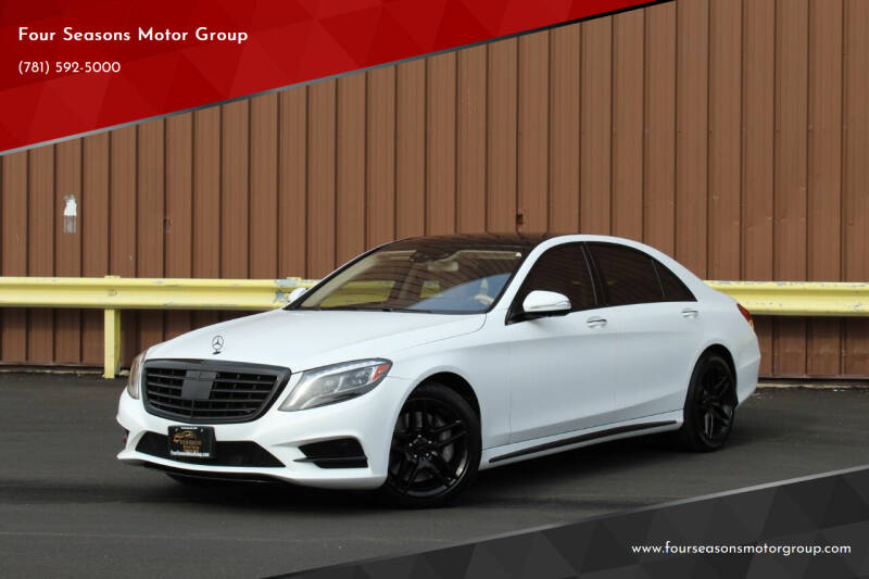 2015 Mercedes-Benz S-Class for sale at Four Seasons Motor Group in Swampscott MA