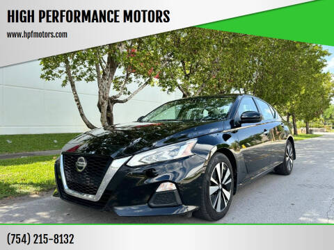 2022 Nissan Altima for sale at HIGH PERFORMANCE MOTORS in Hollywood FL