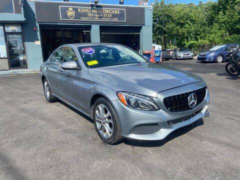 2015 Mercedes-Benz C-Class for sale at King Motor Cars in Saugus MA