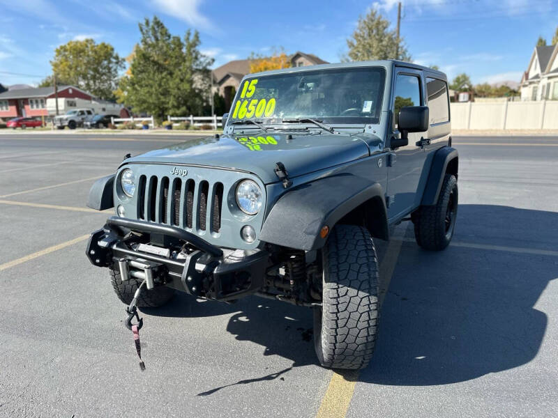 2015 Jeep Wrangler for sale at DR JEEP in Salem UT