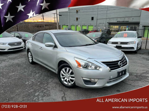 2015 Nissan Altima for sale at All American Imports in Alexandria VA