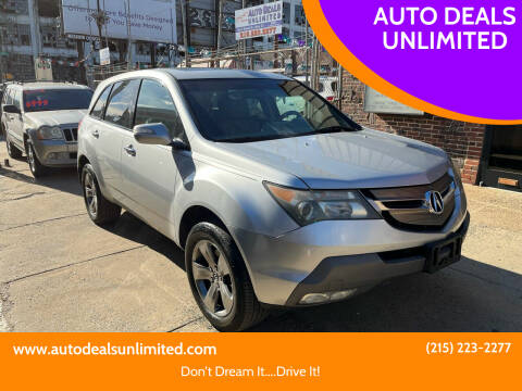 2007 Acura MDX for sale at AUTO DEALS UNLIMITED in Philadelphia PA