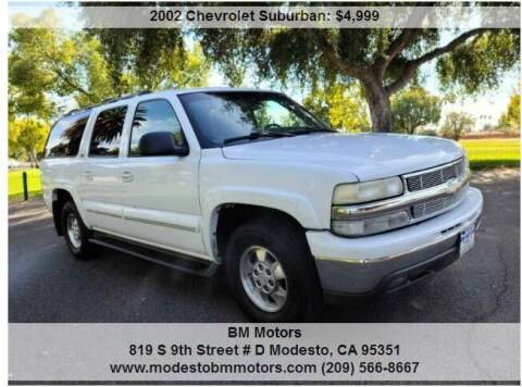 2002 Chevrolet Suburban for sale at BM Motors in Modesto CA