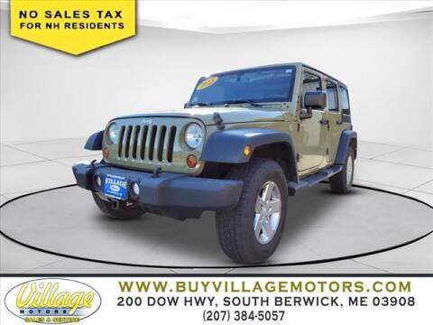 2013 Jeep Wrangler Unlimited for sale at VILLAGE MOTORS in South Berwick ME