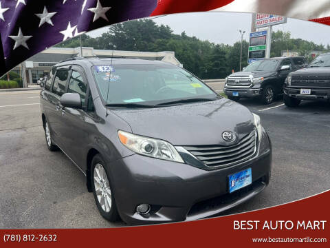 2012 Toyota Sienna for sale at Best Auto Mart in Weymouth MA