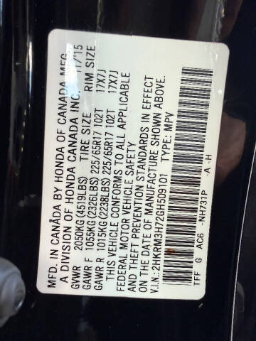 2016 Honda CR-V EX-L