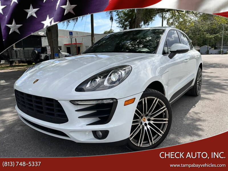 2017 Porsche Macan for sale at CHECK AUTO, INC. in Tampa FL