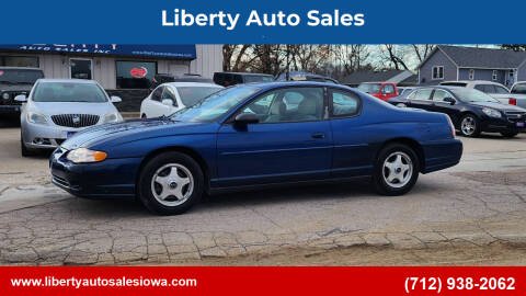 2004 Chevrolet Monte Carlo for sale at Liberty Auto Sales in Merrill IA