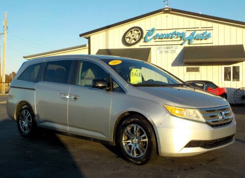 2012 Honda Odyssey for sale at Country Auto in Huntsville OH