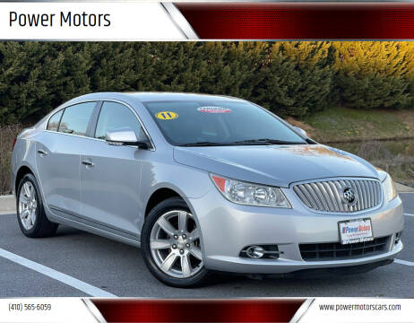 2011 Buick LaCrosse for sale at Power Motors in Halethorpe MD