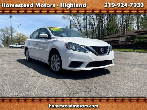 2018 Nissan Sentra for sale at HOMESTEAD MOTORS in Highland IN