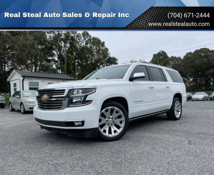 2017 Chevrolet Suburban for sale at Real Steal Auto Sales & Repair Inc in Gastonia NC