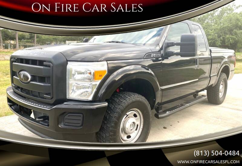 2012 Ford F-250 Super Duty for sale at On Fire Car Sales in Tampa FL
