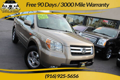 2008 Honda Pilot for sale at West Coast Auto Sales Center in Sacramento CA