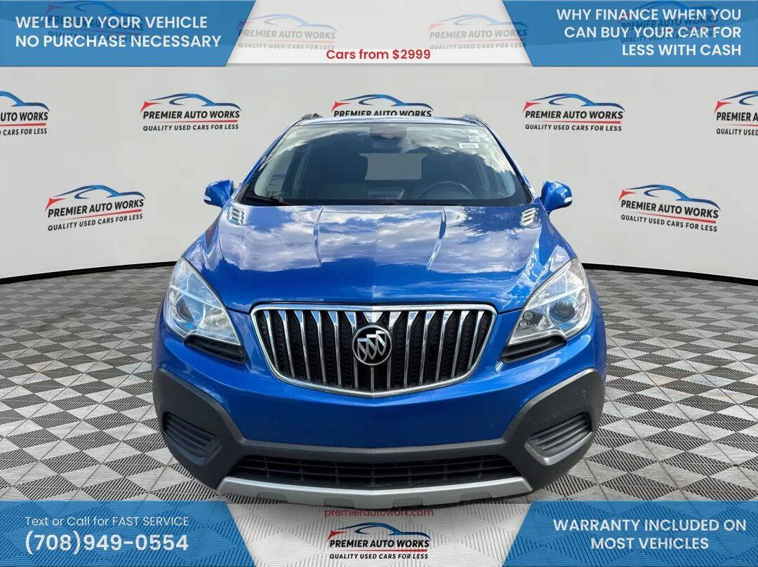 Blue 2016 Buick Encore Base AWD Base 4dr Crossover 2