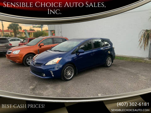 2013 Toyota Prius v for sale at Sensible Choice Auto Sales, Inc. in Longwood FL
