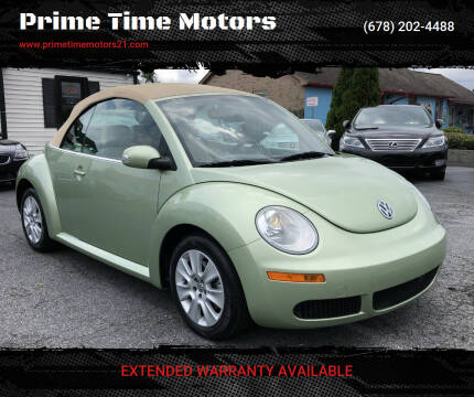 2009 Volkswagen New Beetle Convertible for sale at Prime Time Motors in Marietta GA