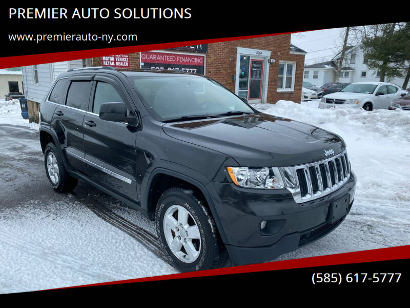 2012 Jeep Grand Cherokee for sale at PREMIER AUTO SOLUTIONS in Spencerport NY
