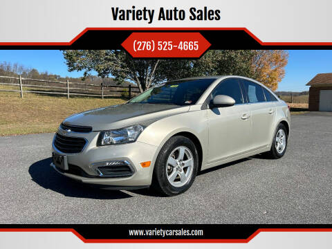 2016 Chevrolet Cruze Limited for sale at Variety Auto Sales in Abingdon VA