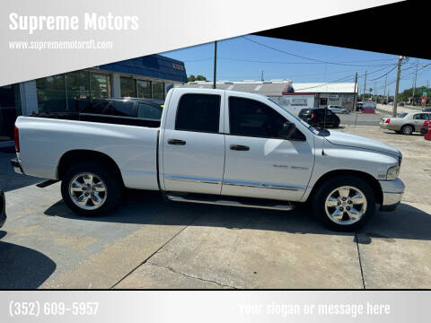 2005 Dodge Ram 1500 for sale at Supreme Motors in Leesburg FL