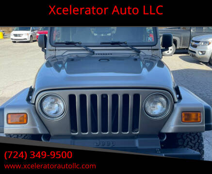 2003 Jeep Wrangler for sale at Xcelerator Auto LLC in Indiana PA
