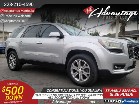 2014 GMC Acadia for sale at ADVANTAGE AUTO SALES INC in Bell CA
