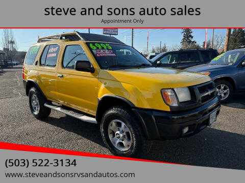 2001 Nissan Xterra for sale at steve and sons auto sales - Steve & Sons Auto Sales 4 in Portland OR