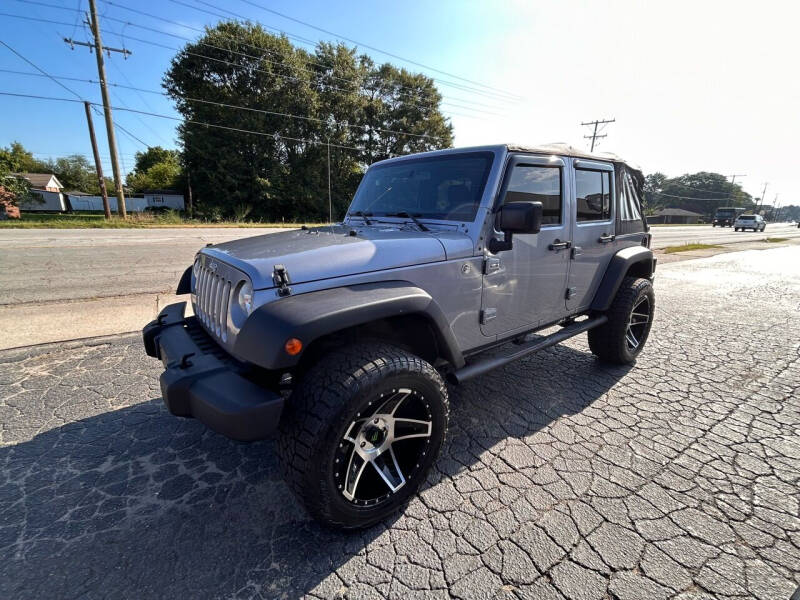 2015 Jeep Wrangler Unlimited for sale at E Motors LLC in Anderson SC