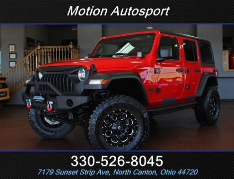 2020 Jeep Wrangler Unlimited for sale at Motion Auto Sport in North Canton OH
