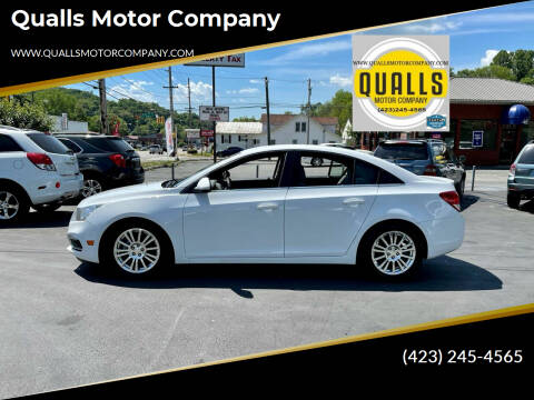 2015 Chevrolet Cruze for sale at Qualls Motor Company in Kingsport TN