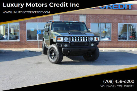 2003 HUMMER H2 for sale at Luxury Motors Credit Inc in Bridgeview IL