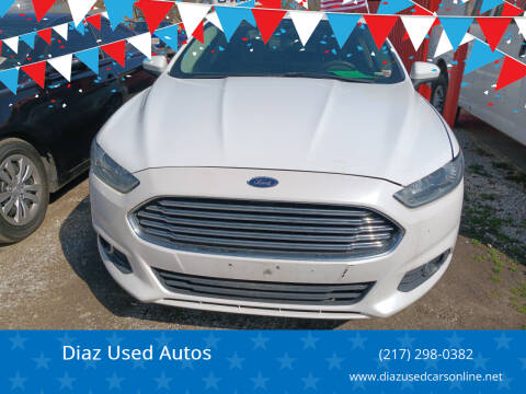 2015 Ford Fusion for sale at Diaz Used Autos in Danville IL