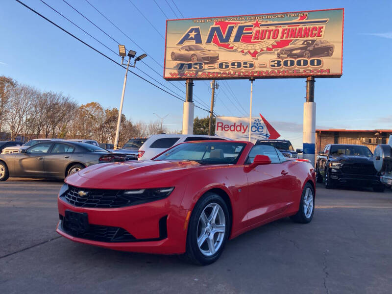 2020 Chevrolet Camaro for sale at ANF AUTO FINANCE in Houston TX