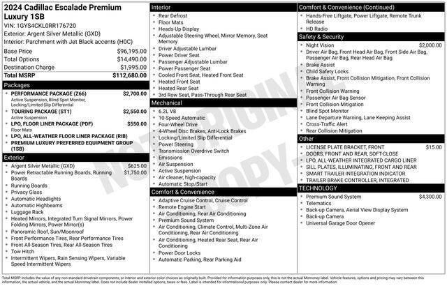 2024 Cadillac Escalade Premium Luxury
