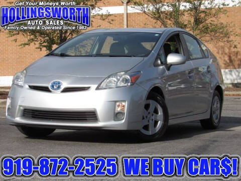 2011 Toyota Prius for sale at Hollingsworth Auto Sales in Raleigh NC