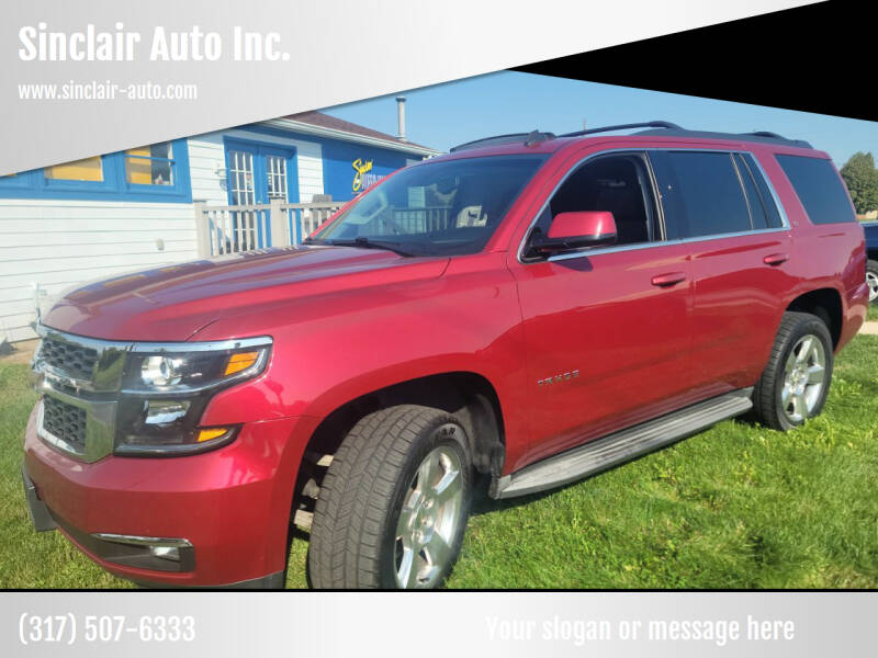 2015 Chevrolet Tahoe for sale at Sinclair Auto Inc. in Pendleton IN