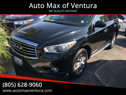 2013 Infiniti JX35 for sale at Auto Max of Ventura in Ventura CA