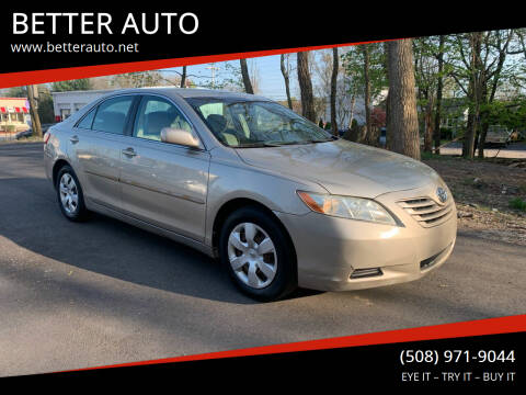 2007 Toyota Camry for sale at BETTER AUTO in Attleboro MA