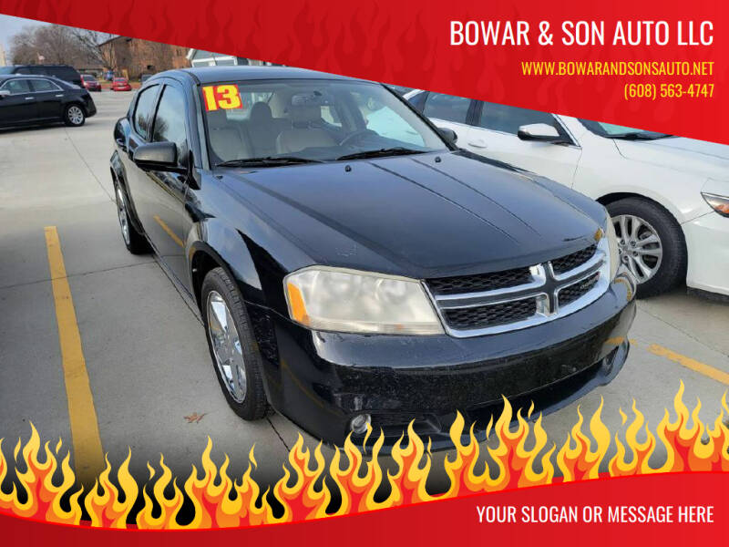 2013 Dodge Avenger for sale at Bowar & Son Auto LLC in Janesville WI