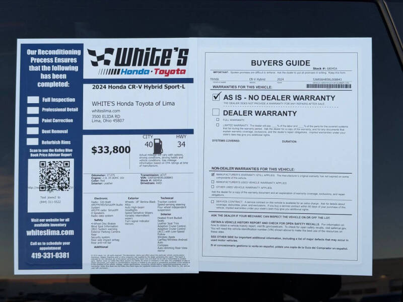 2024 Honda CR-V Hybrid Sport-L