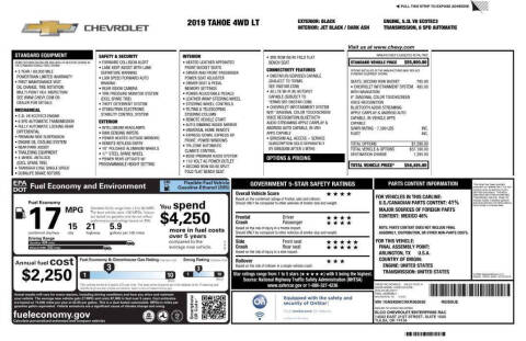 2019 Chevrolet Tahoe LT