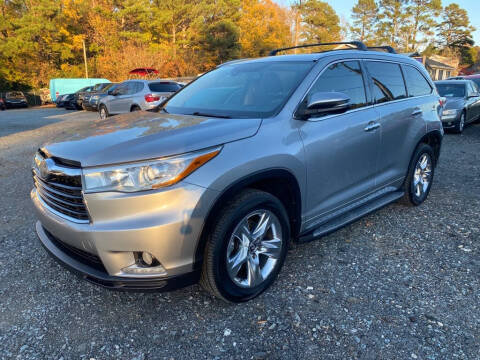 2016 Toyota Highlander for sale at CRC Auto Sales in Fort Mill SC